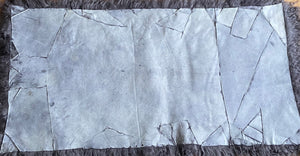 Steel Mongolian Sheepskin Plate : (120cm L x 60cm W) Perfect As Rugs & Throws or Making Cushions and Garments.