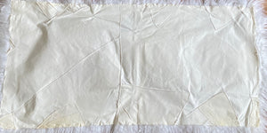 Brilliant White Mongolian Sheepskin Plate : (120cm L x 60cm W) Perfect As Rugs & Throws or Making Cushions and Garments.