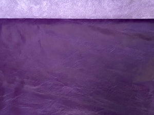Canada Royal Purple, Natural Grain Glazed Leather Cow Hide : (0.9-1.0mm 2.5oz) 25