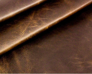 Diesel Brown, Waxy Pull Up South American Leather Cow Hide : (1.1-1.3mm 3oz).