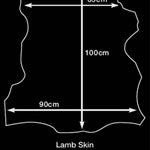 Valencia Black, Leather Lambskin : Italian Lamb Nappa (0.6-0.7mm 1.5oz) 10