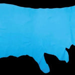 Biker Powder Blue, Print Assisted Leather Cow Side: (1.2-1.4mm 3oz) 30