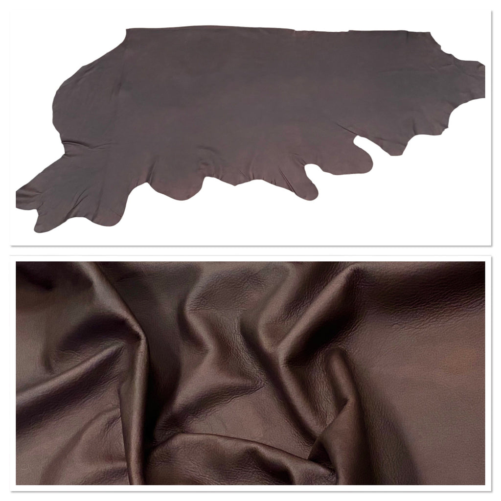 Ranch Brown, Upholstery Leather Cow Hide : (1.2 -1.4mm 3-4oz).