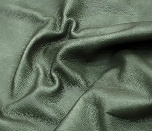 Ranch Green, Upholstery Leather Cow Hide : (1.2 -1.4mm 3-4oz) 30