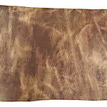 Mid-Brown, Vegetable Tanned Buffalo Leather With Distressed Finish : (3.5-4.0mm 9-10 oz). Savanna 10