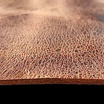 Tan, Vegetable Tanned Buffalo Leather With Distressed Finish : (3.5-4.0mm 9-10 oz). Savanna