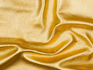 Vegas Gold, Full Grain Foiled Leather Cow Side : (0.9-1.1mm 2.5oz) 24