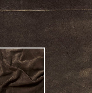 Dark Brown, Washable Split Suede : (1.1mm-1.2mm 3oz) 15