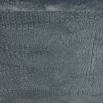 Anthracite Embossed Caiman Print Cow Side  (1.4mm 3.5oz)