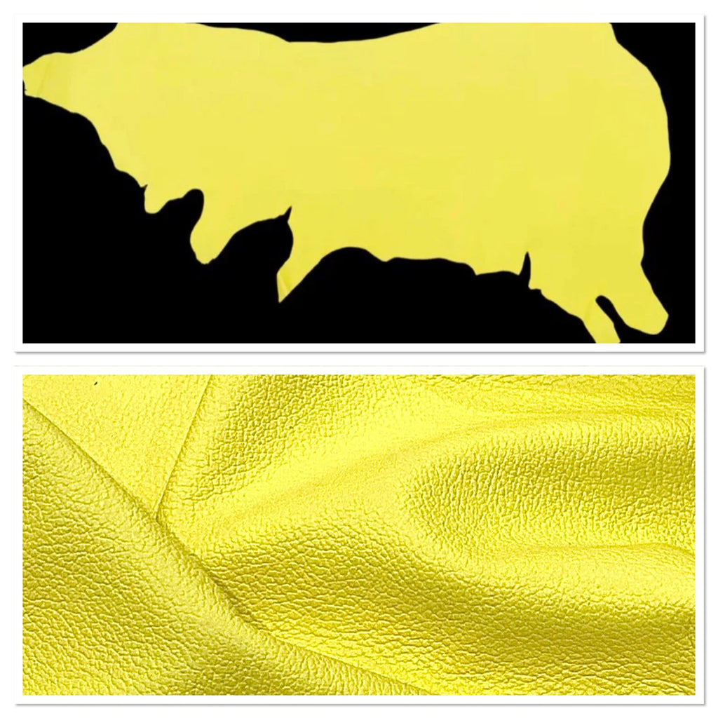 Biker Daffodil, Print Assisted  Leather Cow Side: (1.2-1.4mm 3oz) 25