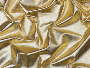 Gold ,Metallic Foiled Leather Pig Skin : (0.6-0.7mm 1.5oz).