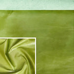 Canada Spring Green, Natural Grain Glazed Leather Cow Hide :(0.9-1.0mm 2.5oz) 25