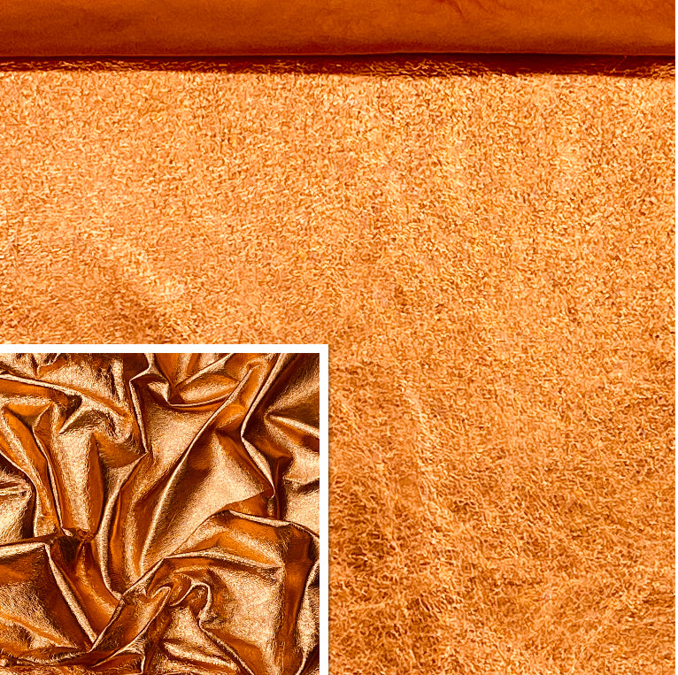 Mango, Metallic Foiled Leather Pig Skin : (0.6-0.7mm 1.5oz) 15
