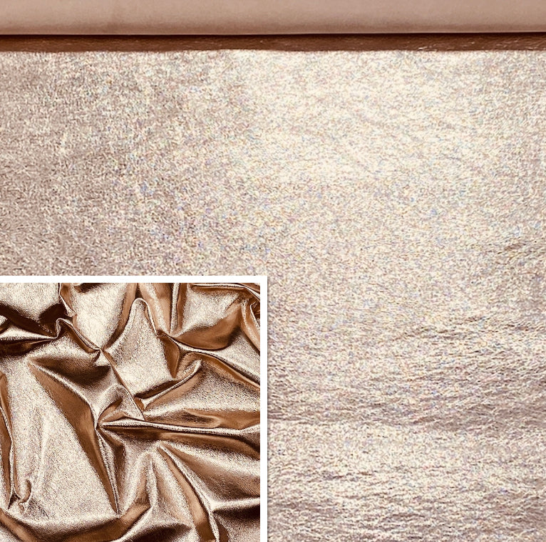 Bleached Gold, Metallic Foiled Leather Pig skin : (0.6-0.7mm 1.5oz) 15 – GH  LEATHERS LTD