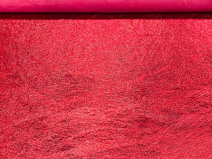 Poppy Red, Metallic Foiled Leather Pig Skin : (0.6-0.7mm 1.5oz) 15 – GH  LEATHERS LTD