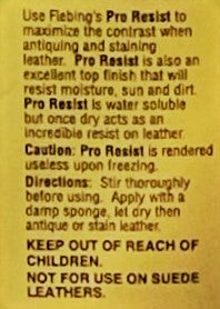 Fiebing's Pro Resist : Maximises Contrast For Antiquing & Staining (118ml/4oz)
