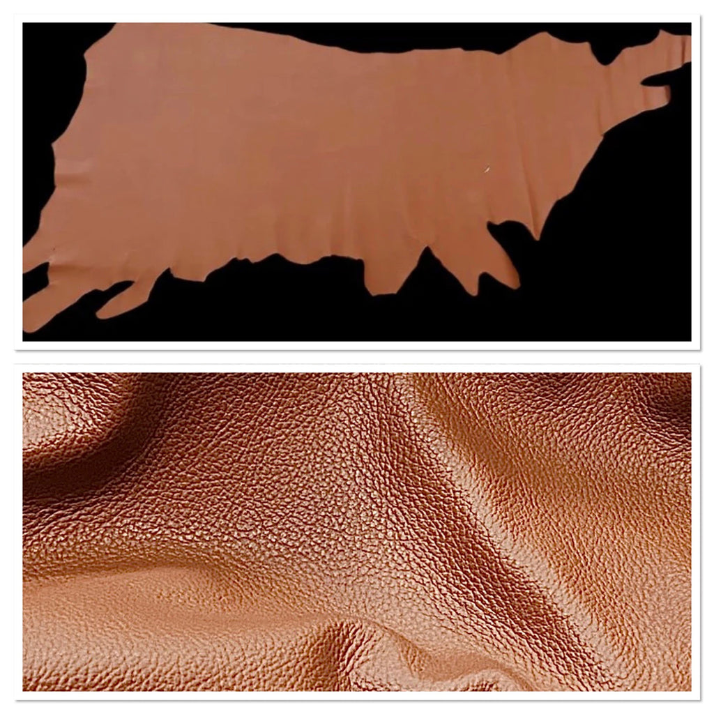 Biker Tan, Print Assisted Leather Cow Side : (1.2-1.4mm 3oz) 29