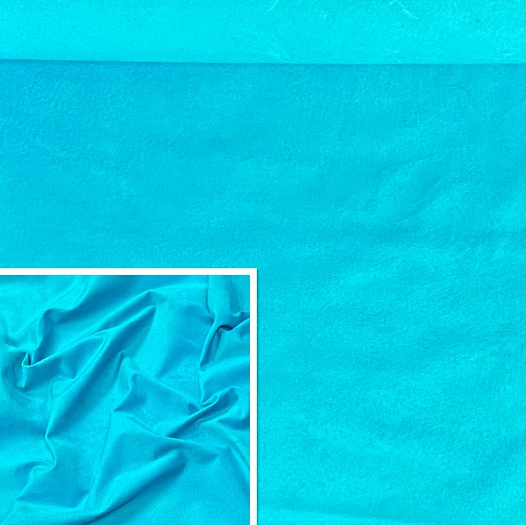Turquoise, Pig Suede : (0.5-0.6mm 1.5oz).